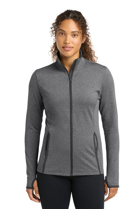 Sport-Tek Women's   Sport-Wick   Stretch Contrast Full-Zip Jacket