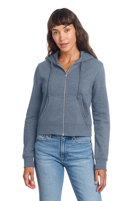 District Women's   V.I.T.   Fleece Full-Zip Hoodie DT6103