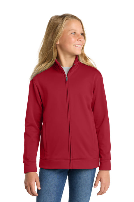 Sport-Tek Youth   Sport-Wick   Fleece Full-Zip Jacket