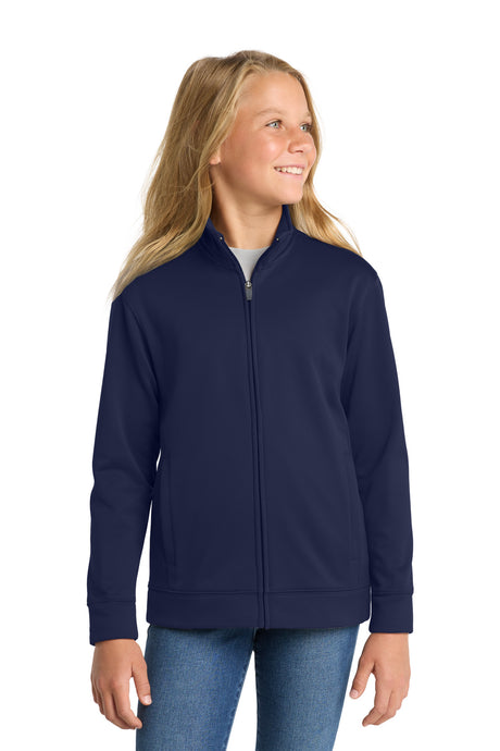 Sport-Tek Youth   Sport-Wick   Fleece Full-Zip Jacket