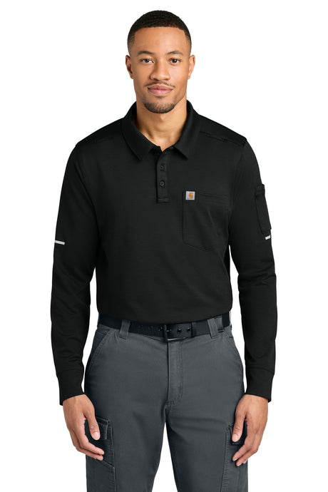 Carhartt Men's   Field & Rescue Long Sleeve Polo CTC16129