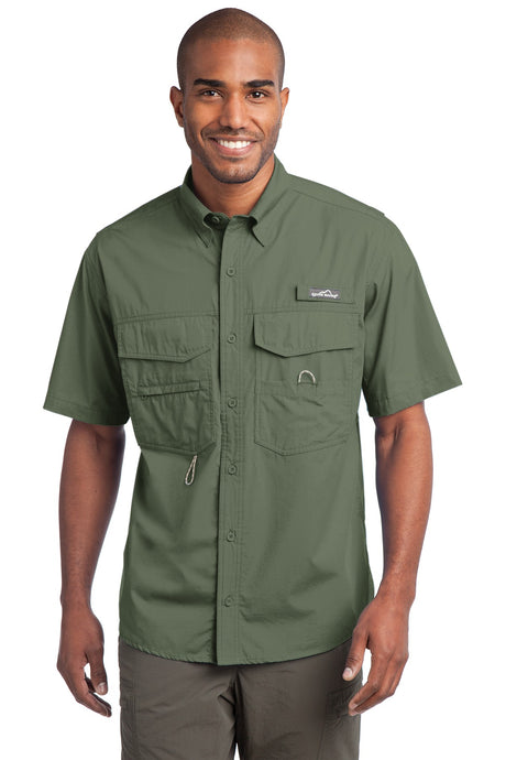 Eddie Bauer Men's   Short Sleeve Fishing Shirt