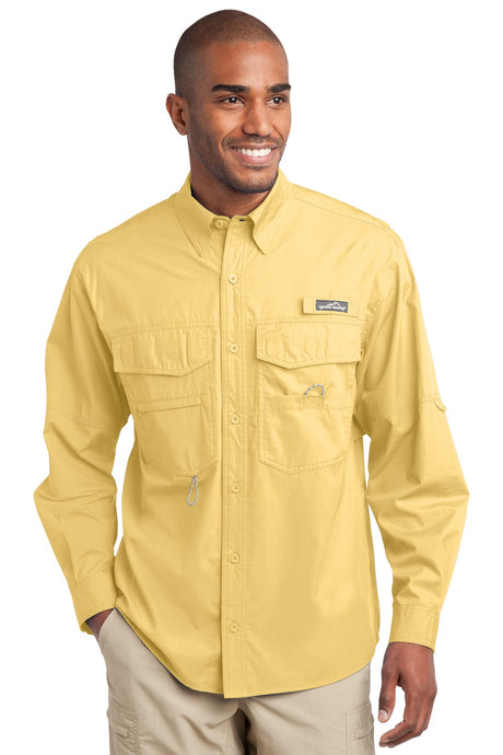 Eddie Bauer Men's   Long Sleeve Fishing Shirt