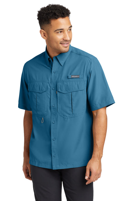 Eddie Bauer Men's   Short Sleeve Performance Fishing Shirt EB602