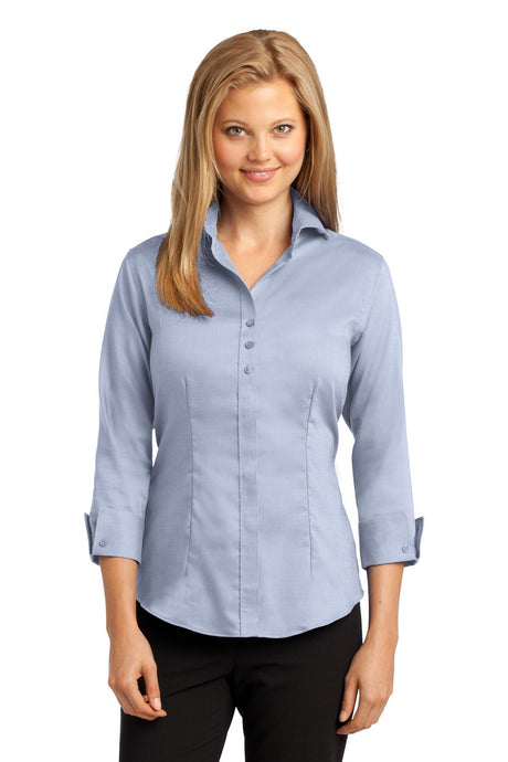 Red House Women's   3/4-Sleeve Nailhead Non-Iron Shirt