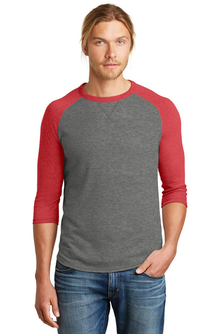 Alternative Apparel Men's Dugout 3/4-Sleeve Vintage Tee