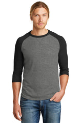 Alternative Apparel Men's Dugout 3/4-Sleeve Vintage Tee