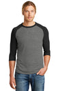 Alternative Apparel Men's Dugout 3/4-Sleeve Vintage Tee