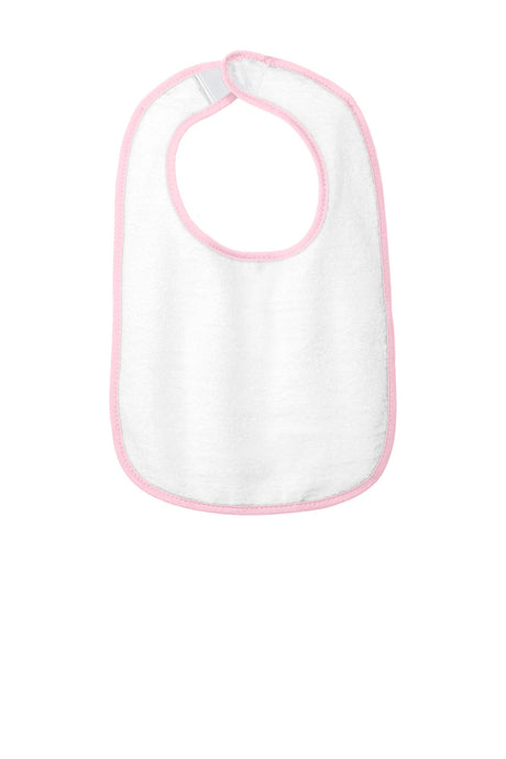 Rabbit Skins Men's   Infant Contrast Trim Terry Bib