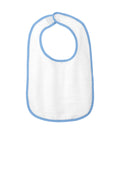 Rabbit Skins Men's   Infant Contrast Trim Terry Bib