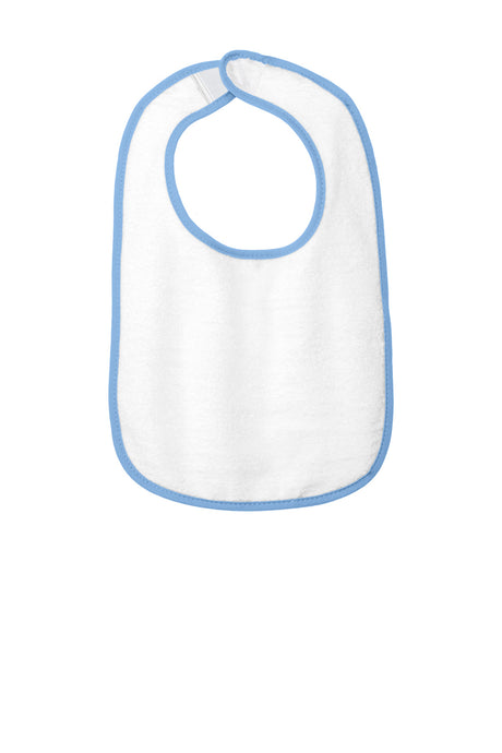 Rabbit Skins Men's   Infant Contrast Trim Terry Bib