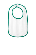Rabbit Skins Men's   Infant Contrast Trim Terry Bib
