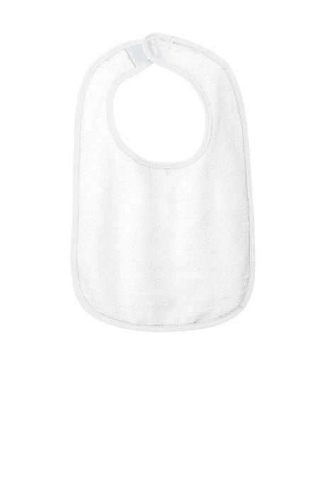 Rabbit Skins Men's   Infant Contrast Trim Terry Bib