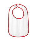 Rabbit Skins Men's   Infant Contrast Trim Terry Bib