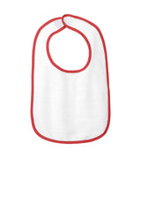 Rabbit Skins Men's   Infant Contrast Trim Terry Bib