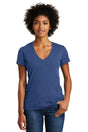 Alternative Apparel Women's Weathered Slub So-Low V-Neck Tee
