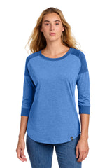 New Era Women's    Heritage Blend 3/4-Sleeve Baseball Raglan Tee