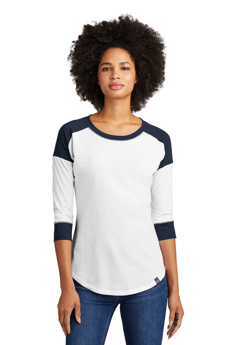 New Era Women's    Heritage Blend 3/4-Sleeve Baseball Raglan Tee