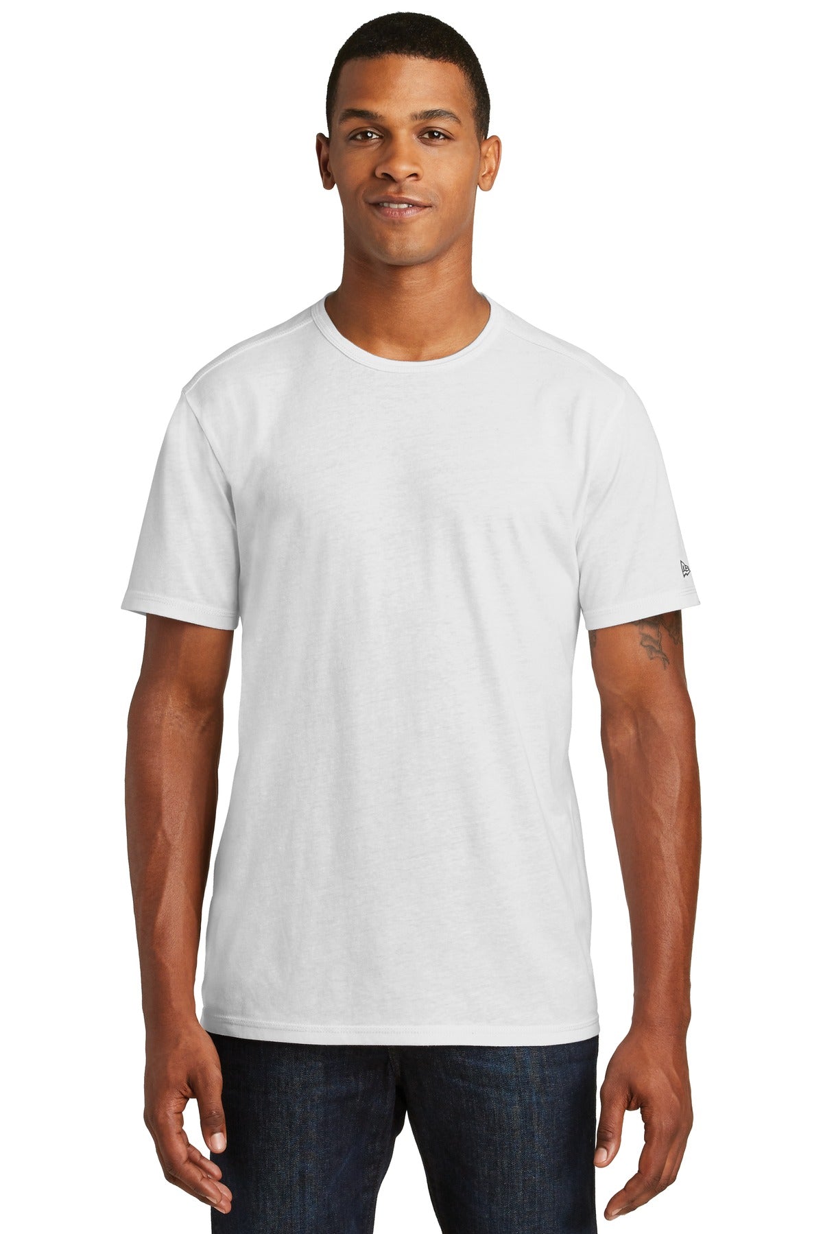 New Era Men's    Tri-Blend Performance Crew Tee