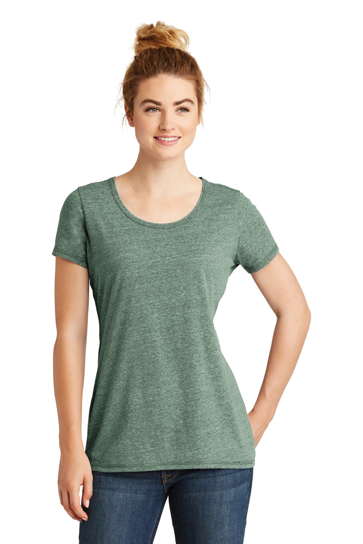 New Era Women's    Tri-Blend Performance Scoop Tee