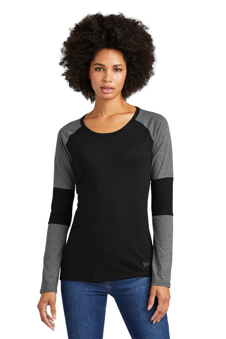 New Era Women's    Tri-Blend Performance Baseball Tee