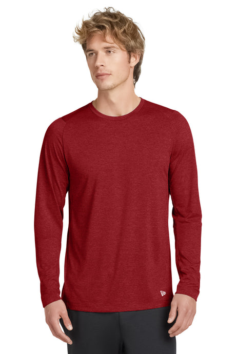 New Era Men's    Series Performance Long Sleeve Crew Tee