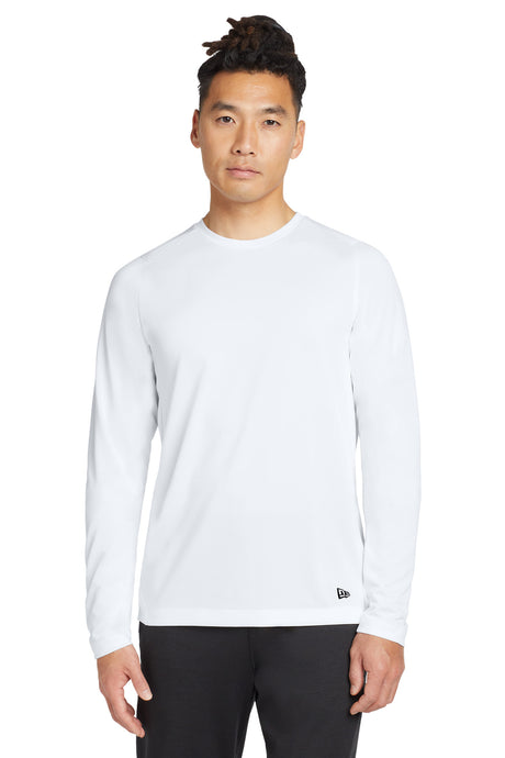 New Era Men's    Series Performance Long Sleeve Crew Tee