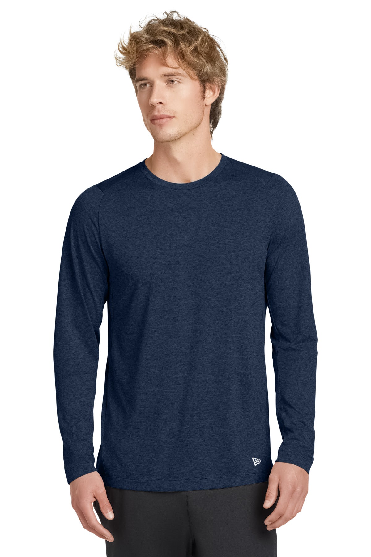 New Era Men's    Series Performance Long Sleeve Crew Tee