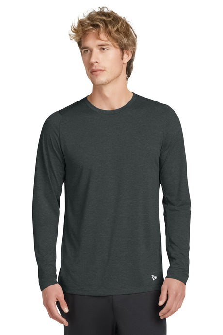 New Era Men's    Series Performance Long Sleeve Crew Tee