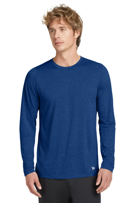New Era Men's    Series Performance Long Sleeve Crew Tee