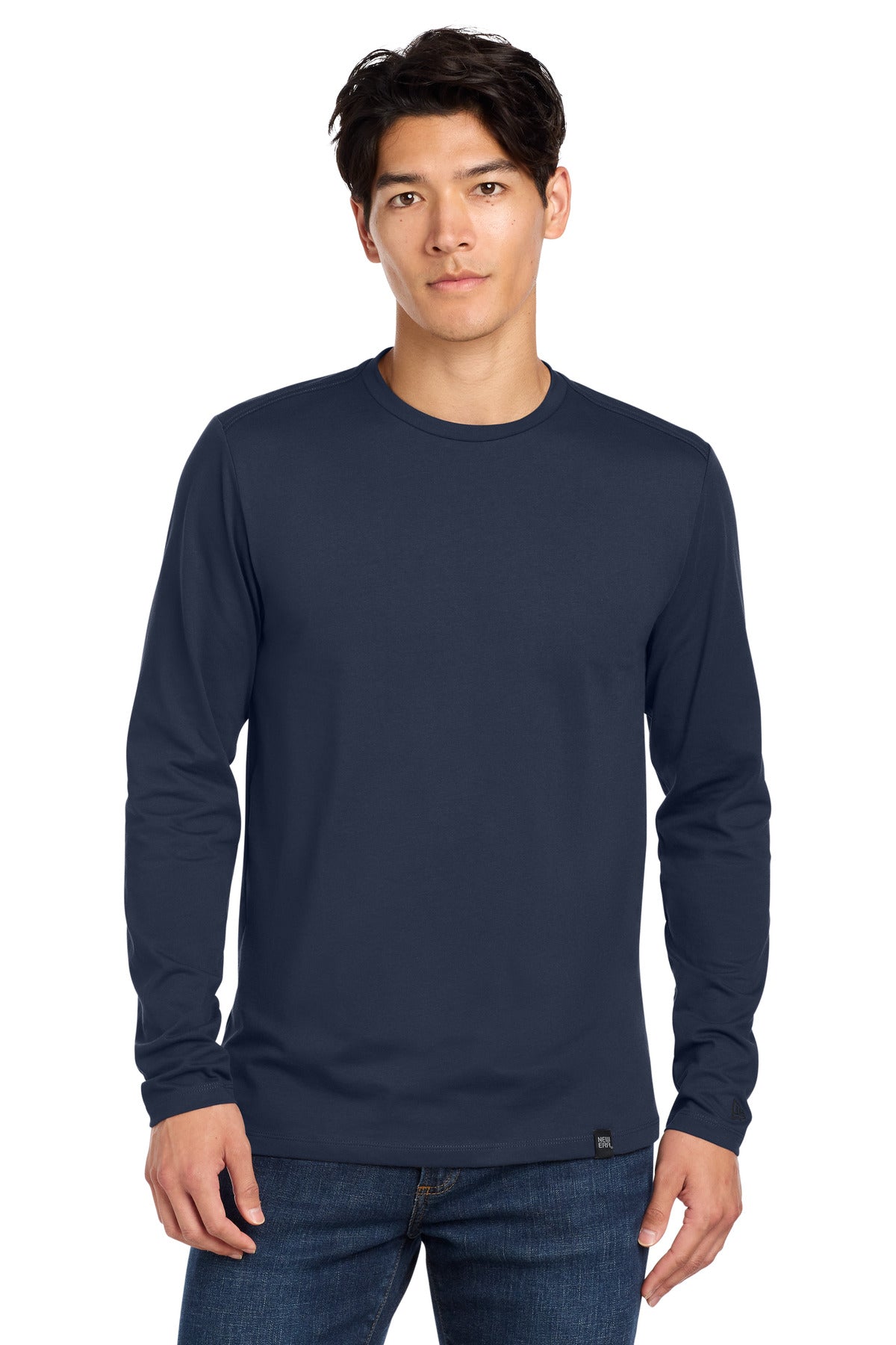 New Era Men's    Heritage Blend Long Sleeve Crew Tee