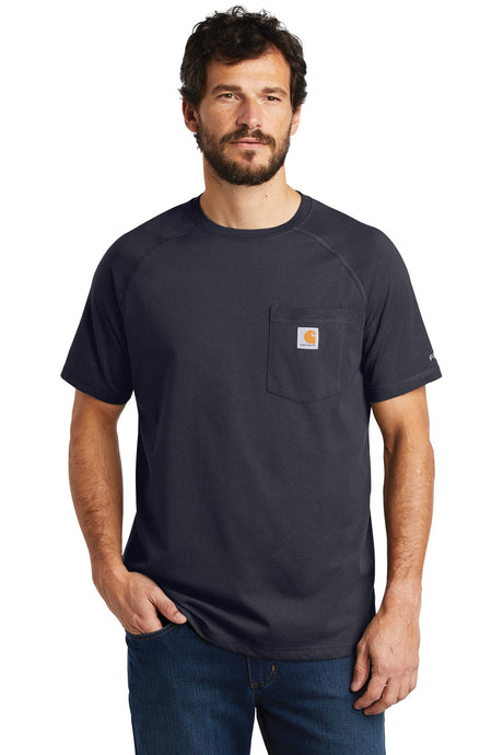 Carhartt Men's Force    Cotton Delmont Short Sleeve T-Shirt