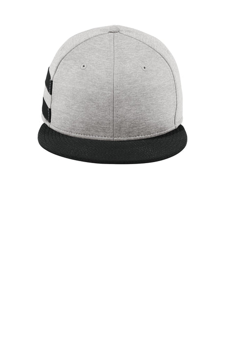 New Era     Shadow Heather Striped Flat Bill Snapback Cap NE408