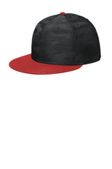 New Era     Camo Flat Bill Snapback Cap NE407