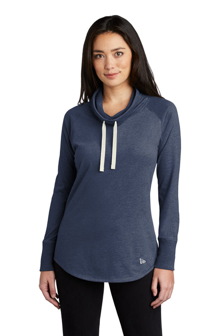 New Era Women's    Sueded Cotton Blend Cowl Tee LNEA123