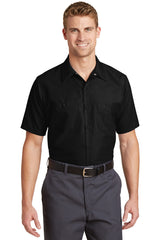 Red Kap Men's   Short Sleeve Industrial Work Shirt