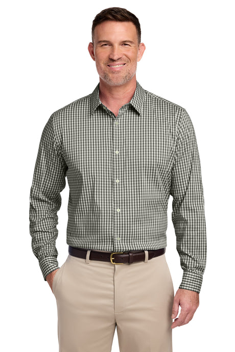 Brooks Brothers Men's   Tech Stretch Patterned Shirt BB18006