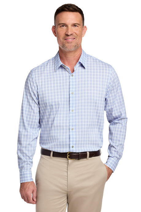 Brooks Brothers Men's   Tech Stretch Patterned Shirt BB18006
