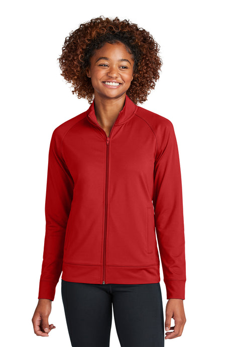 Sport-Tek Women's   Sport-Wick   Stretch Full-Zip Cadet Jacket LST857