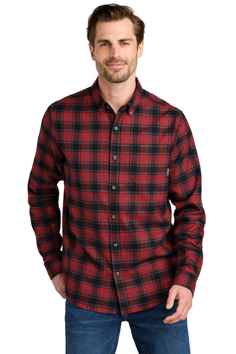 Eddie Bauer Men's   Long Sleeve Favorite Flannel Plaid Shirt EB610