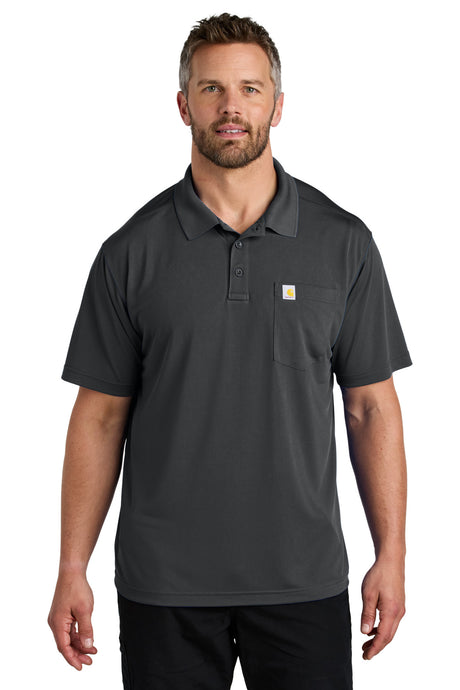 Carhartt Men's Force   Snag-Resistant Pocket Polo CT106880