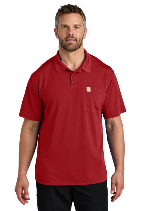Carhartt Men's Force   Snag-Resistant Pocket Polo CT106880