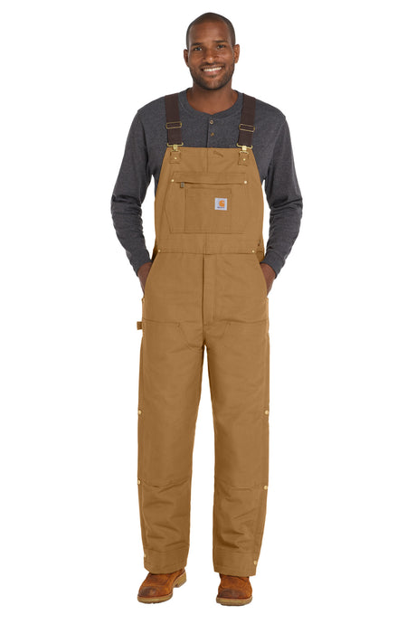 Carhartt    Short Firm Duck Insulated Bib Overalls CTS106672
