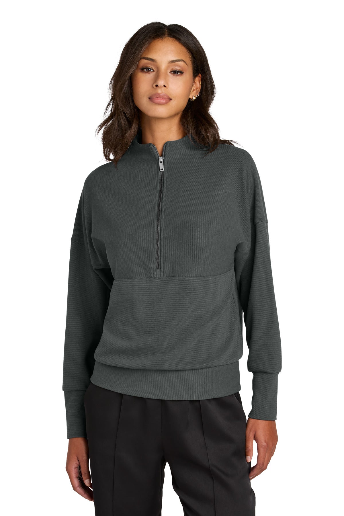 Mercer+Mettle Women's   Linear Texture 1/4-Zip MM3041