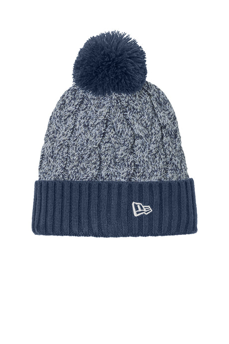 New Era Men's   Marled Knit Pom Beanie NE910