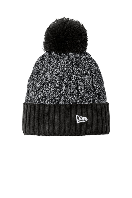 New Era Men's   Marled Knit Pom Beanie NE910