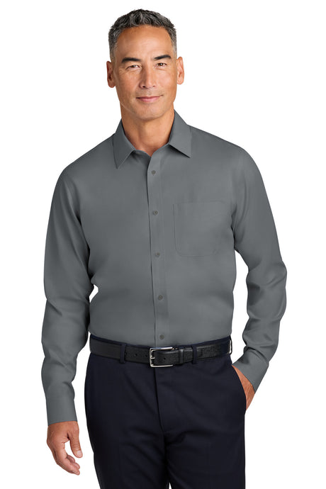 Brooks Brothers Men's   Wrinkle-Free Stretch Pinpoint Spread Collar Shirt BB18012