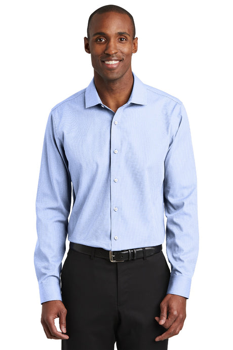 Red House Men's    Slim Fit Nailhead Non-Iron Shirt