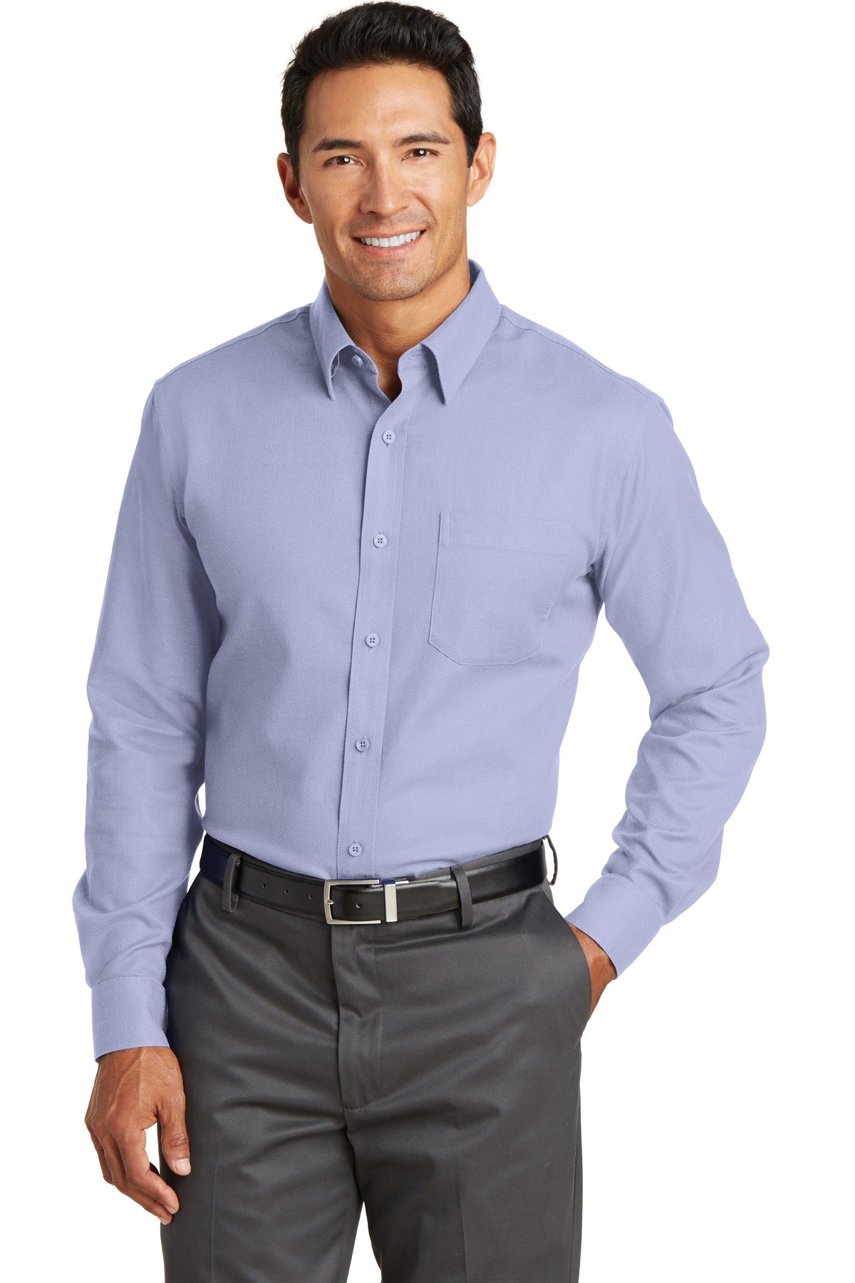 Red House Men's   Non-Iron Diamond Dobby Shirt