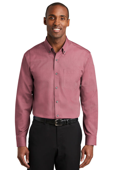 Red House Men's    Nailhead Non-Iron Shirt